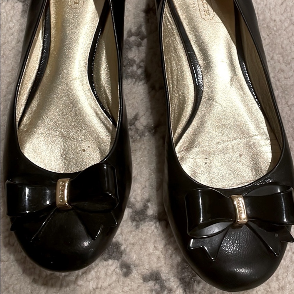 Coach Bow Toe shoes.